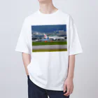 ムーンライトの飛行機 オーバーサイズTシャツ