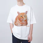 ジュノの秘密のアトリエのレッドタビー／Juno オーバーサイズTシャツ