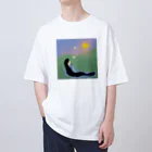 とんとかとん村の仕立て屋さんのとんとかとん村の朝日グッズ Oversized T-Shirt