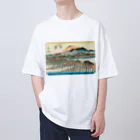 Y.T.S.D.F.Design　自衛隊関連デザインの三条大橋　浮世絵 Oversized T-Shirt