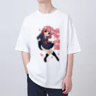 あめまふ　SHOPの平成学園 Oversized T-Shirt