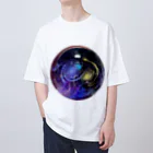 Ripples沖縄レジンアートの宇宙玉レジン オーバーサイズTシャツ