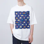 ナカノハテナの𝐊𝐢𝐬𝐬𝐚 𝐏𝐚𝐭𝐭𝐞𝐫𝐧 Oversized T-Shirt