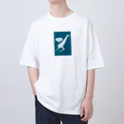 Number.14のこわくないヒトガタくんUMA Oversized T-Shirt