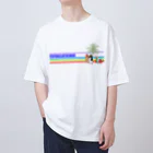 miyakojima_baseのバカンスちょい悪べーすくん Oversized T-Shirt