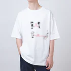 【アウター】カサネギショップ【大好き】の【重ね着限定】脱ぐと運命の赤い糸？Ｔ Oversized T-Shirt