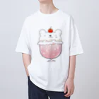 pecori ぺこりの桜のしろくまクリームソーダ Oversized T-Shirt