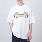 音楽酒場 ブギのブギ猫シンメトリー Oversized T-Shirt
