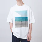 dizzyのlife is better at the beach オーバーサイズTシャツ