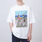 Meguuuのテニスラブペア Oversized T-Shirt