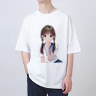 yanchikiのオリキャラグッズ店の夏木　真理弥 オーバーサイズTシャツ