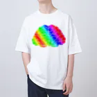 竹ノ子堂 無人販売所の虹脳(type2) Oversized T-Shirt