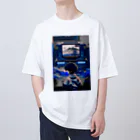 マッケンデジタルワールドのネオ浮世絵盆栽：サイバーパンクアーケードアドベンチャー for オタク Oversized T-Shirt