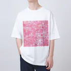 Laquamarmoの桃色の泡の世界へ、ふわりと誘われて Oversized T-Shirt