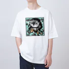 Alacarteの猫仙人のロックンロール🎶 オーバーサイズTシャツ