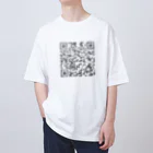 wiCaのストアのQRコードアート オーバーサイズTシャツ