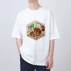 脱サラ賢者タカのフォージャー家ダイニング風ピクセルルーム Oversized T-Shirt