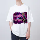 Vibrant Novaのsyber punk girl#2 オーバーサイズTシャツ