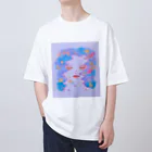 塩バターの昼下がりに夜の女神 Oversized T-Shirt