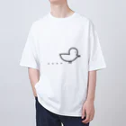 &createの我が道を行くとりちゃん オーバーサイズTシャツ