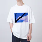 みずあめあいすのセミシルエット×青空 オーバーサイズTシャツ