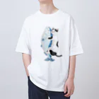 トコロコムギの秋鮭にゃんこ Oversized T-Shirt