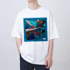 みなとまち層の海の生き物たち Oversized T-Shirt