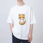 ほっけにゃんの眠たいほっけにゃん オーバーサイズTシャツ