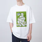 キノコマニアックのかっぱ団(カラー) Oversized T-Shirt