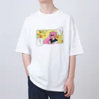 ワンチャンネコチャンの衝撃のネコチャン Oversized T-Shirt