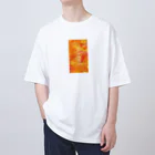 iroasobi_artのtexture_happy Oversized T-Shirt