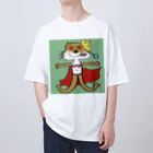 林一歩の十二支のアマゾン_戌クイーン Oversized T-Shirt