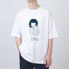 貞子やでのむーさん Oversized T-Shirt