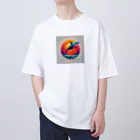 dolphineのイルカと太陽と海の物語 Oversized T-Shirt