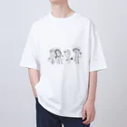 るっぴー市場の4歳児　　イラスト　Tシャツ Oversized T-Shirt