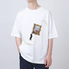 ohkの猫ちゃんが天然石を見にきてくれました Oversized T-Shirt