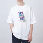 縞ネコ屋のネコTシャツ (010猫) Oversized T-Shirt