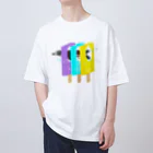 ぺんぎん24の棒アイスの輪くぐり Oversized T-Shirt