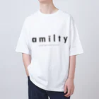 ari_shopのシンプルお洒落ロゴデザイン オーバーサイズTシャツ