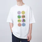 kitaooji shop SUZURI店のまるまる幼虫 Oversized T-Shirt