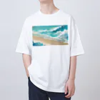 Tenxxx10の蒼い海 オーバーサイズTシャツ