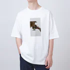 赤さんしばけんの鏡にキレてる柴犬 Oversized T-Shirt