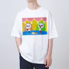 Watanabeのアルパカ×カフェ Oversized T-Shirt