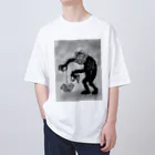 ハラDの風変わりショップのクモの巣男 Oversized T-Shirt