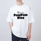 mf@PomPomBlogのMutant Pom Pom Blog Logo オーバーサイズTシャツ