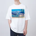 Saigetsuの【旅立ちの日】/長崎の風景 オーバーサイズTシャツ