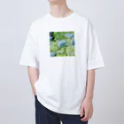 蛍石のhydrangeas オーバーサイズTシャツ