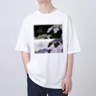 蛍石のhydrangeas Oversized T-Shirt