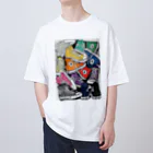 naru--sのカラフルスニーカー Oversized T-Shirt