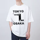 ヨリソウコトダマのルート1　国道Tシャツ Oversized T-Shirt